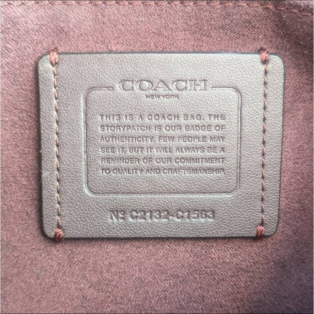 Coach Marlie Top Handle Satchel In Blocked Signature Canvas. C1563 - Picture 10 of 10